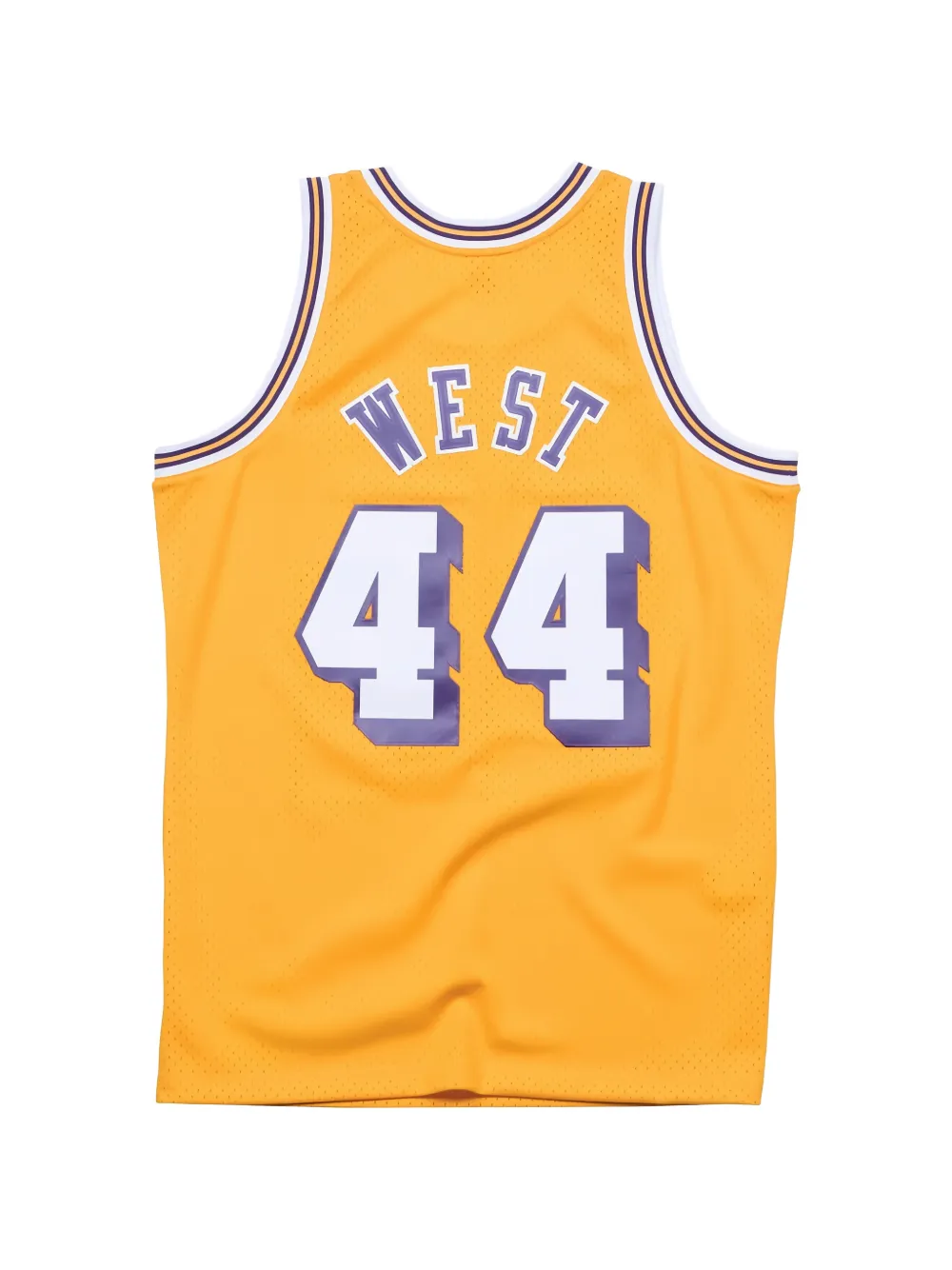 Mitchell & Ness "NBA LA Lakers 71 Jerry West" Authentieke jersey Geel