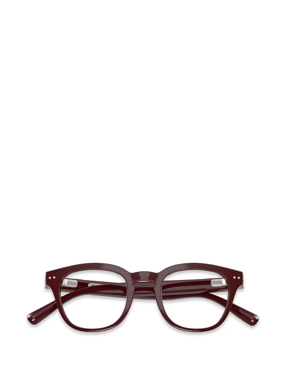 Nuance Bril met rond montuur Rood
