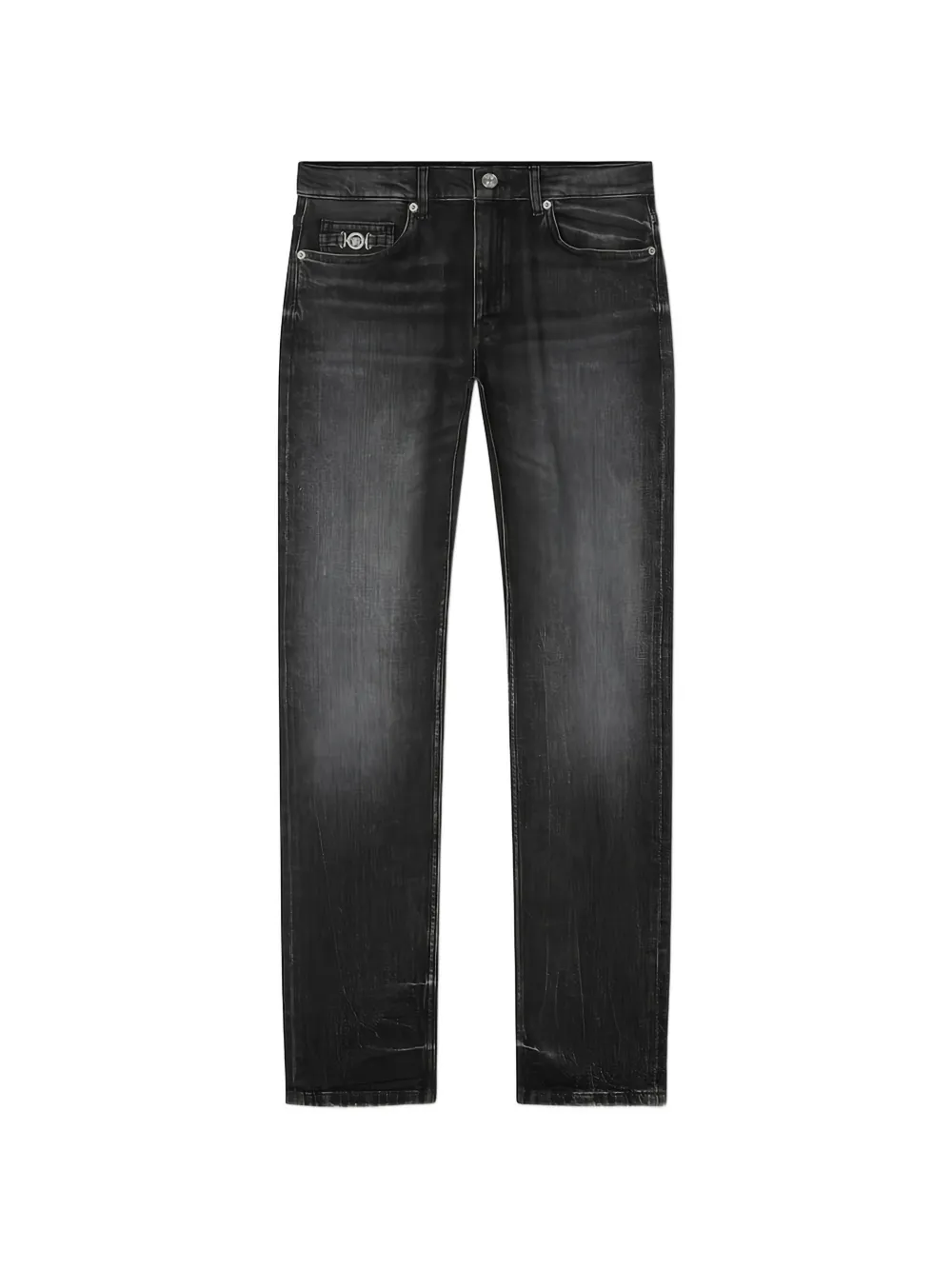 Versace medusa-emblem slim-fit jeans - Grigio