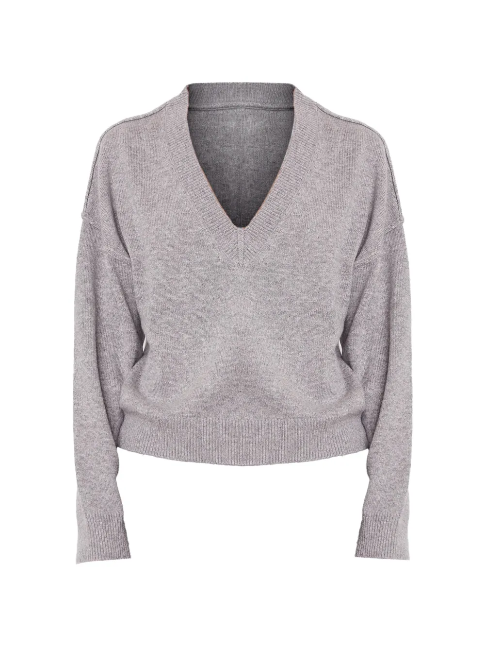 Officine Generale V-neck Sweater In Gray