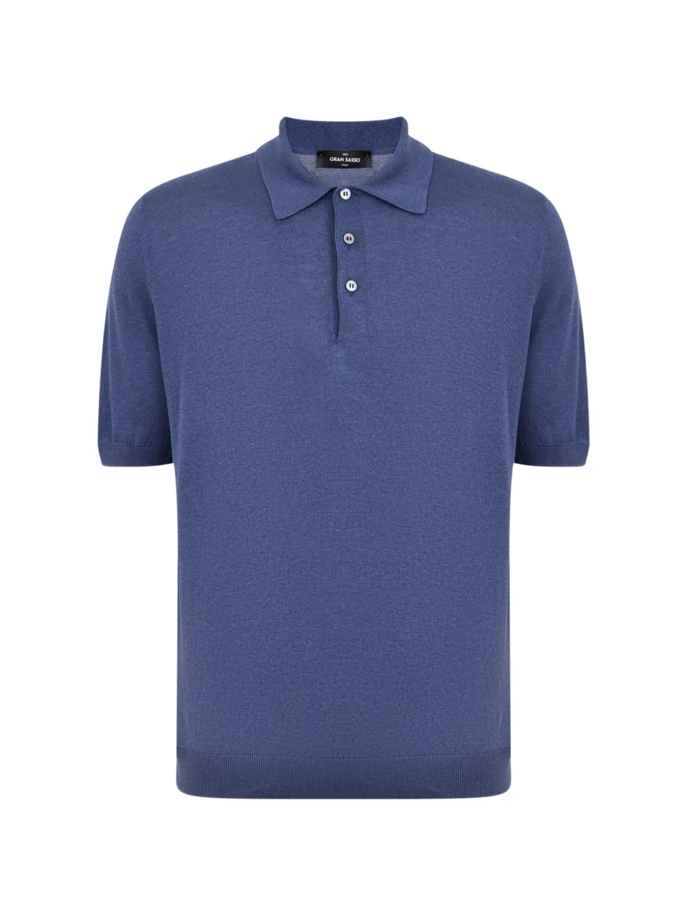 Gran Sasso Polo con bottoni - Blu
