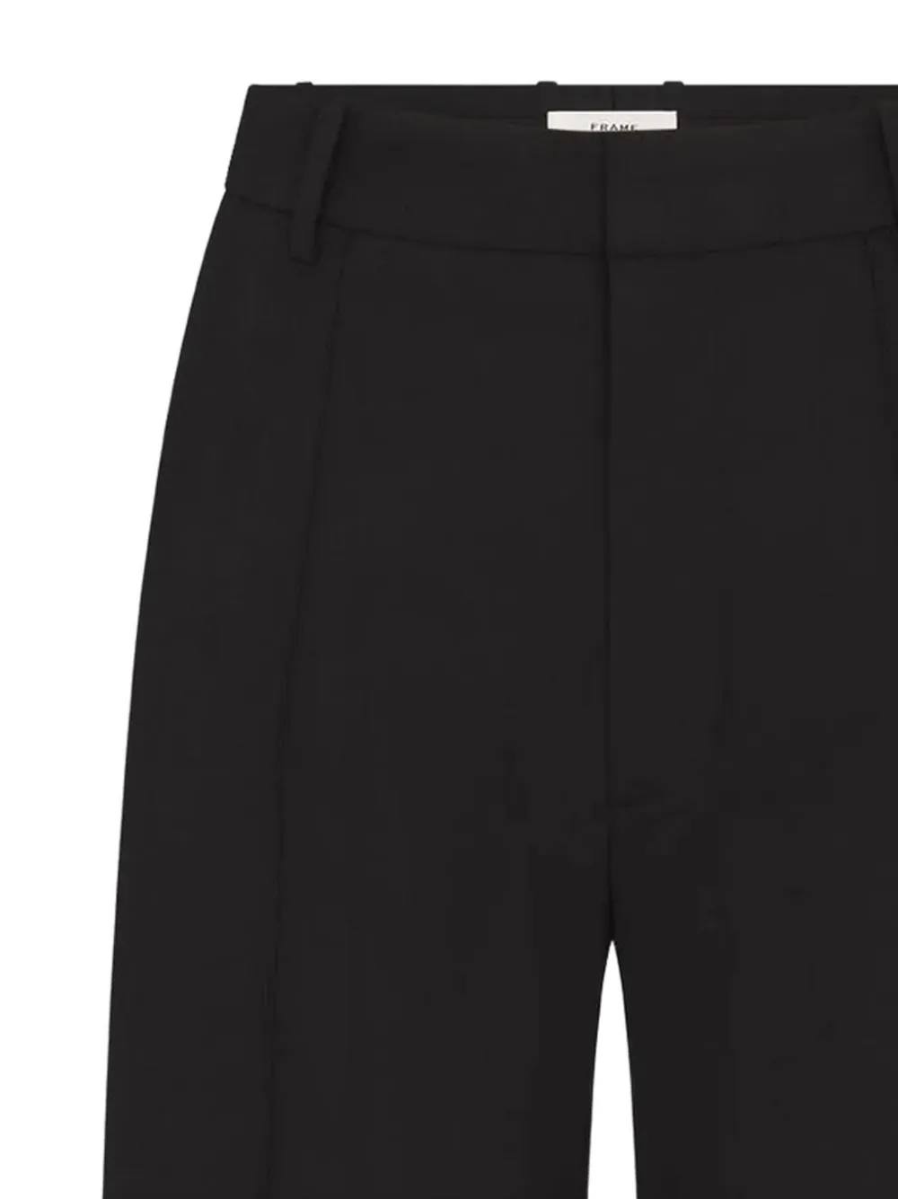  Frame Pleated-front Trousers - Black 