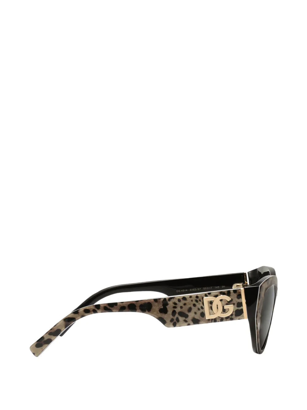 Dolce & Gabbana Eyewear Zonnebril met cat-eye montuur Bruin