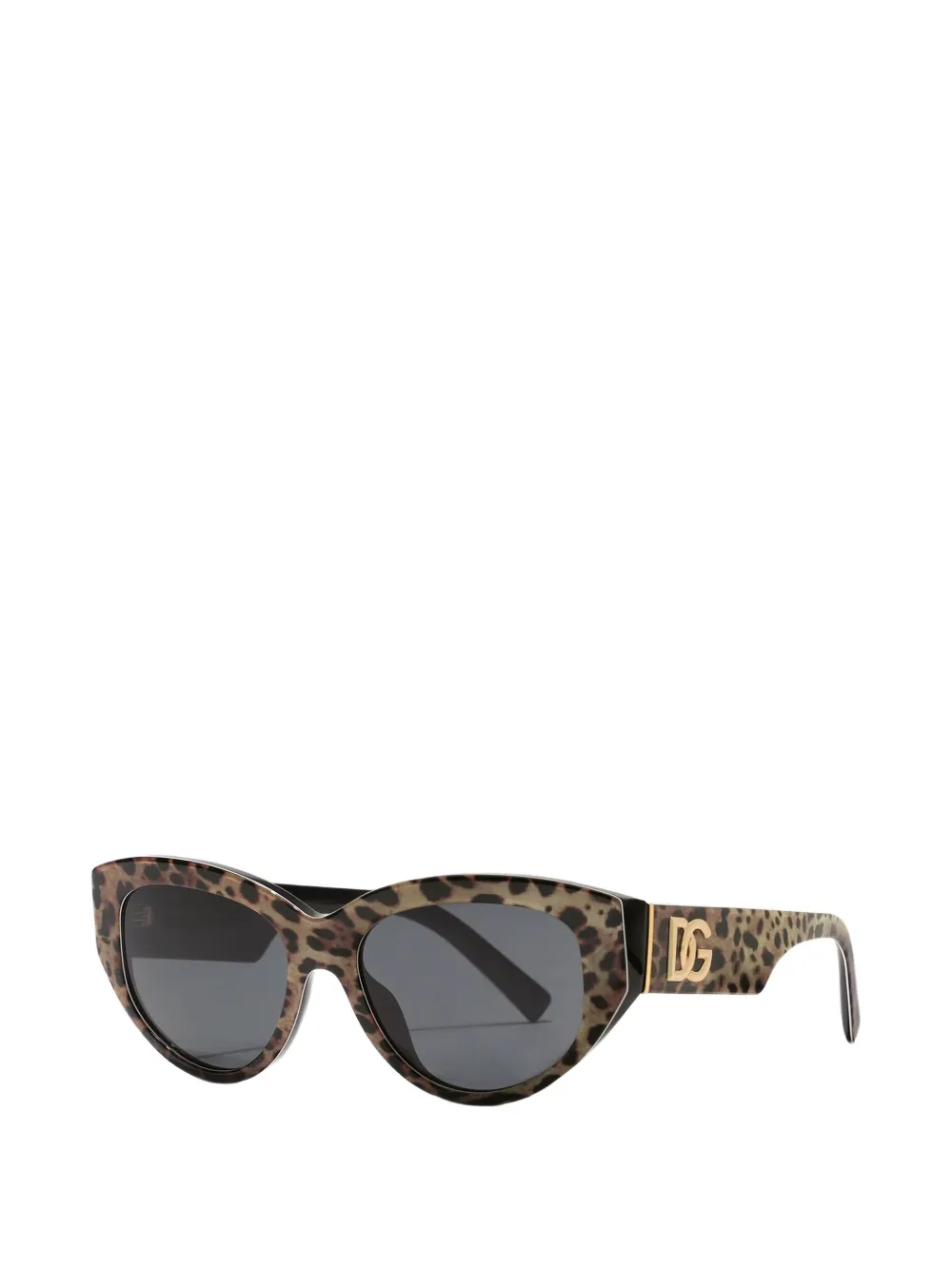 Dolce & Gabbana Eyewear Zonnebril met cat-eye montuur Bruin
