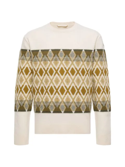 Moncler suéter con motivo geométrico
