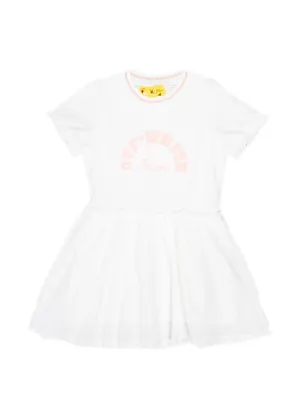 Fendi Kids ピケ ワンピース | ホワイト | FARFETCH JP