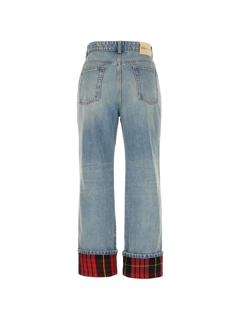  Alexander Mcqueen Wash Cuff Jeans - Blue 