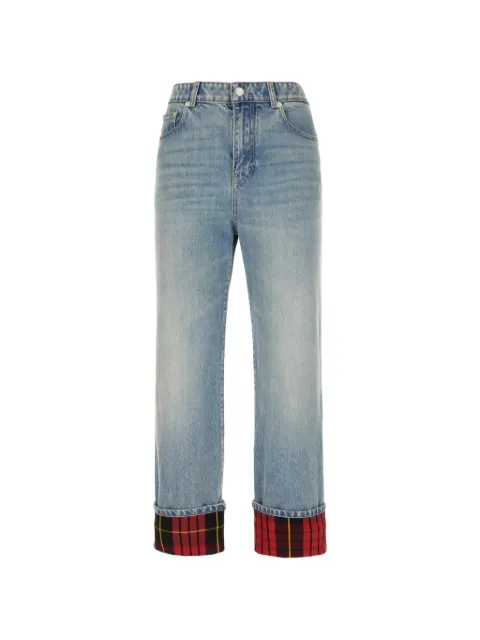 Alexander McQueen jeans med vasket kant
