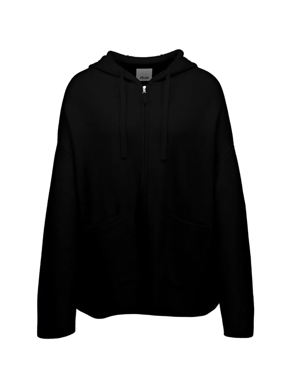 Allude zip-up hoodie - Nero