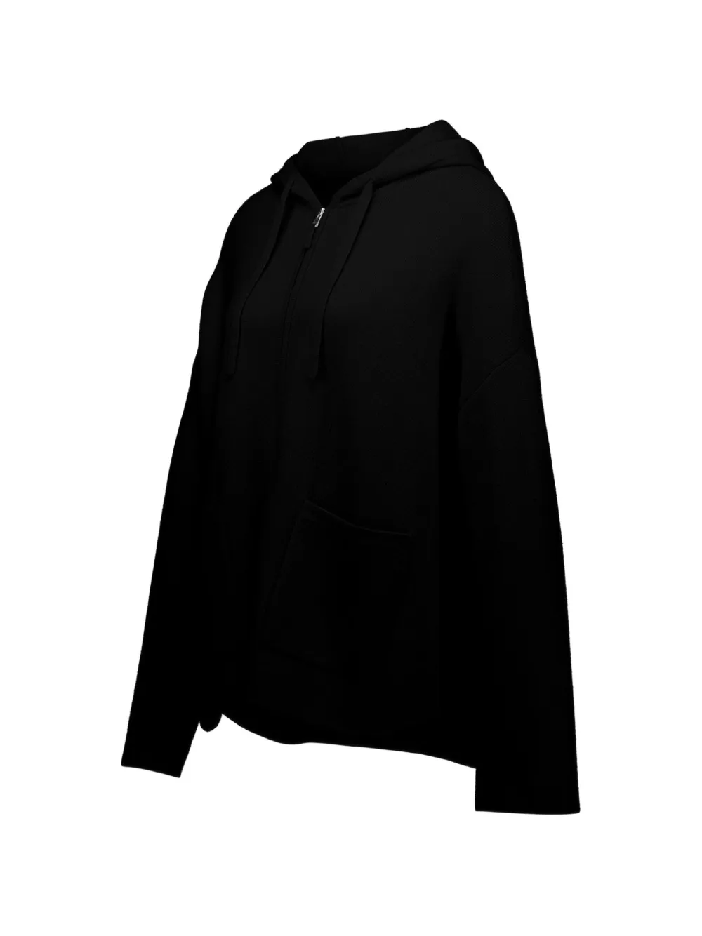  Allude Zip-up Hoodie - Black 