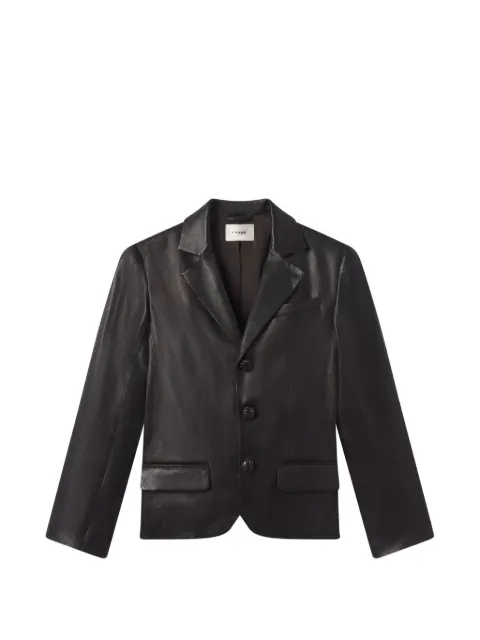 FRAME buttoned leather blazer