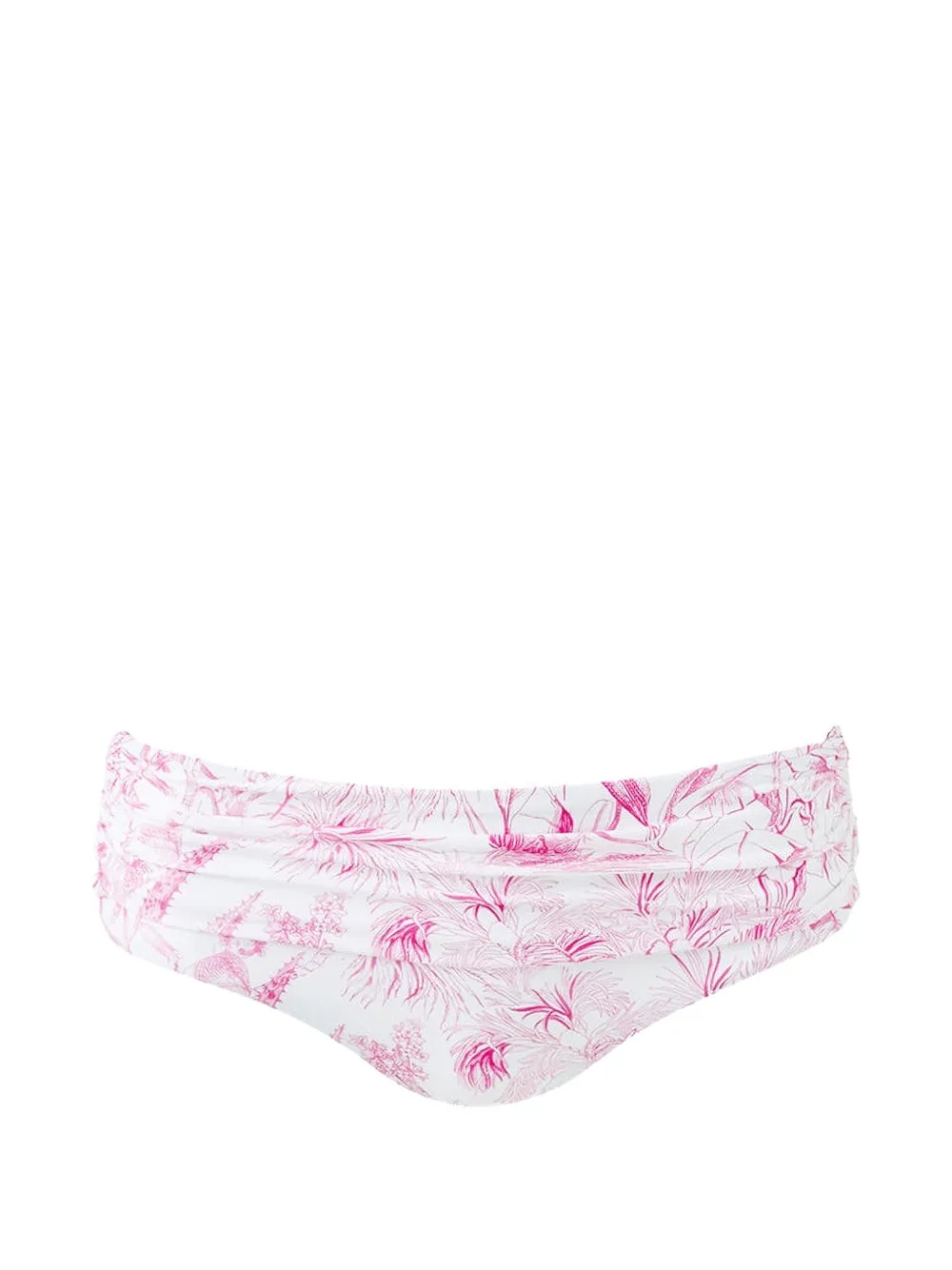 Melissa Odabash Bel Air floral bikini bottoms - Bianco