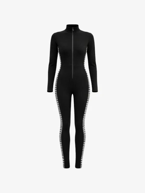 NEWLAND jumpsuit con motivo pied de poule