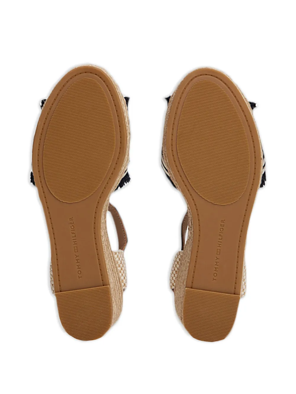 Tommy Hilfiger Gerafelde espadrilles Blauw