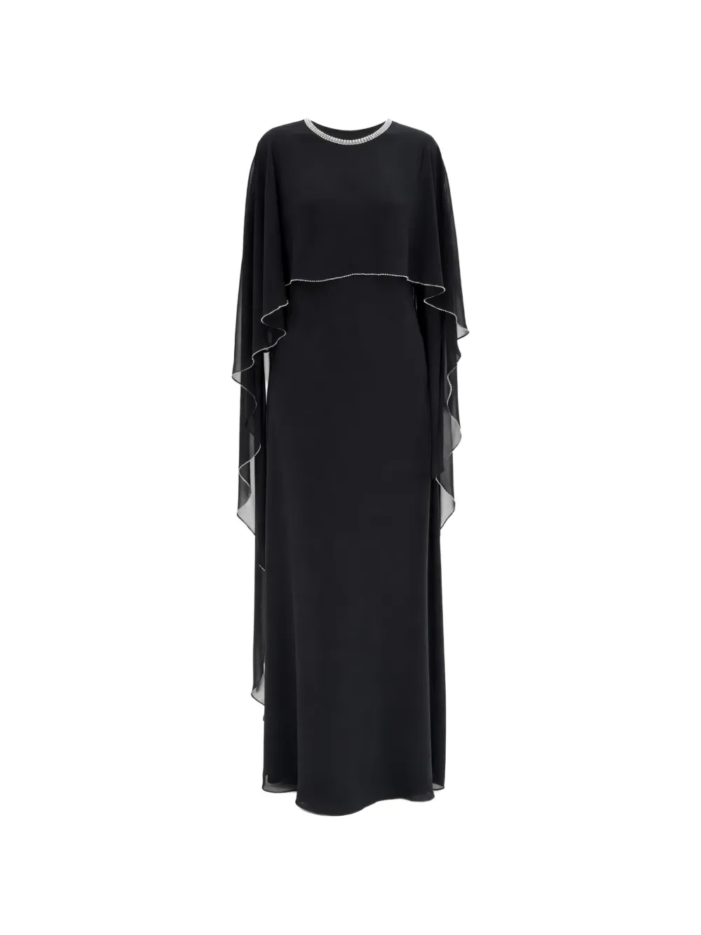 Copurs Samira embellished layered maxi dress - Nero
