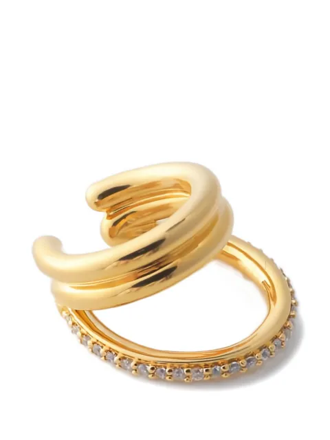 Otiumberg crystal-embellished ear cuff