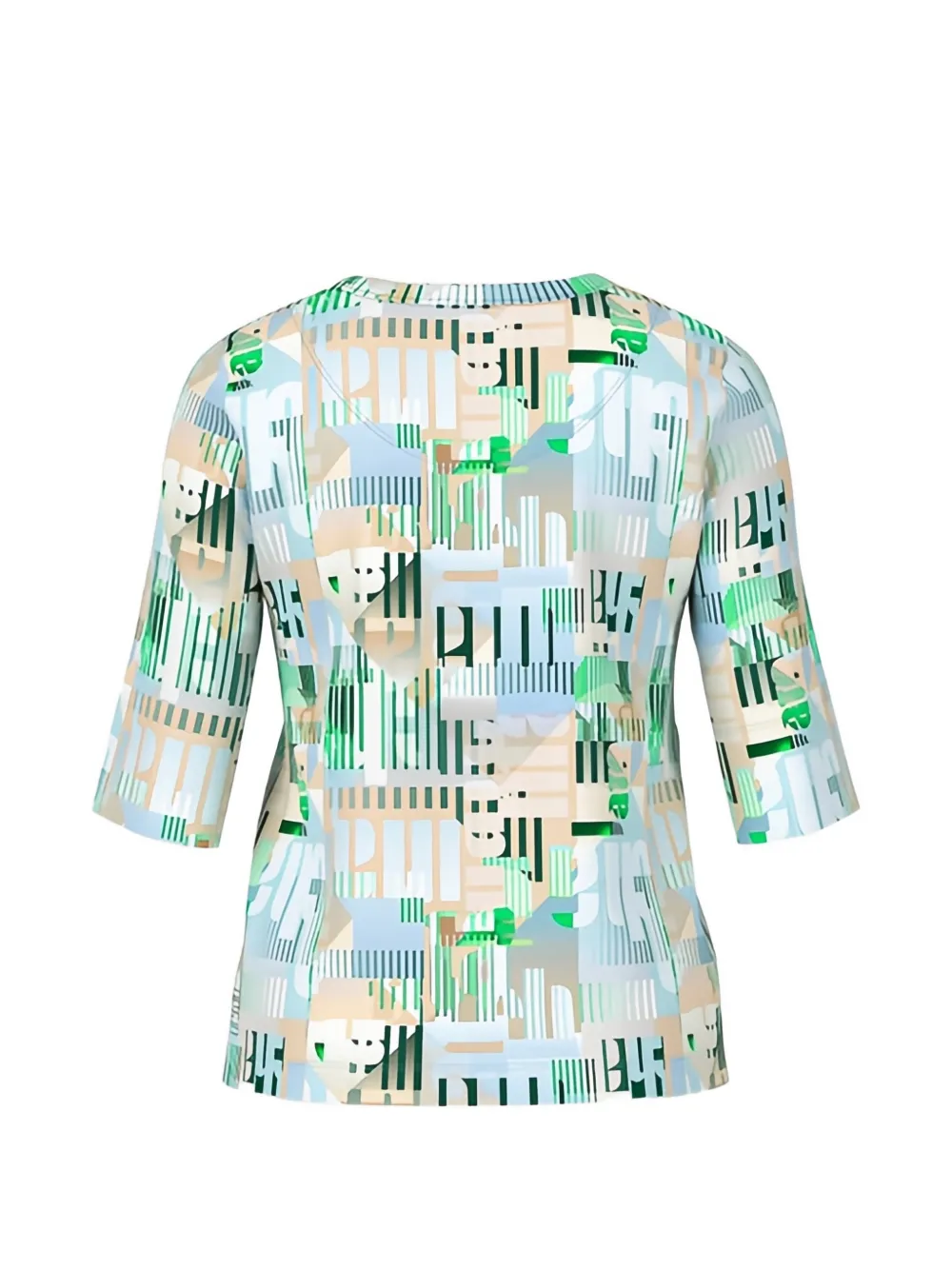  Marccain Camiseta Estampada - Azul 