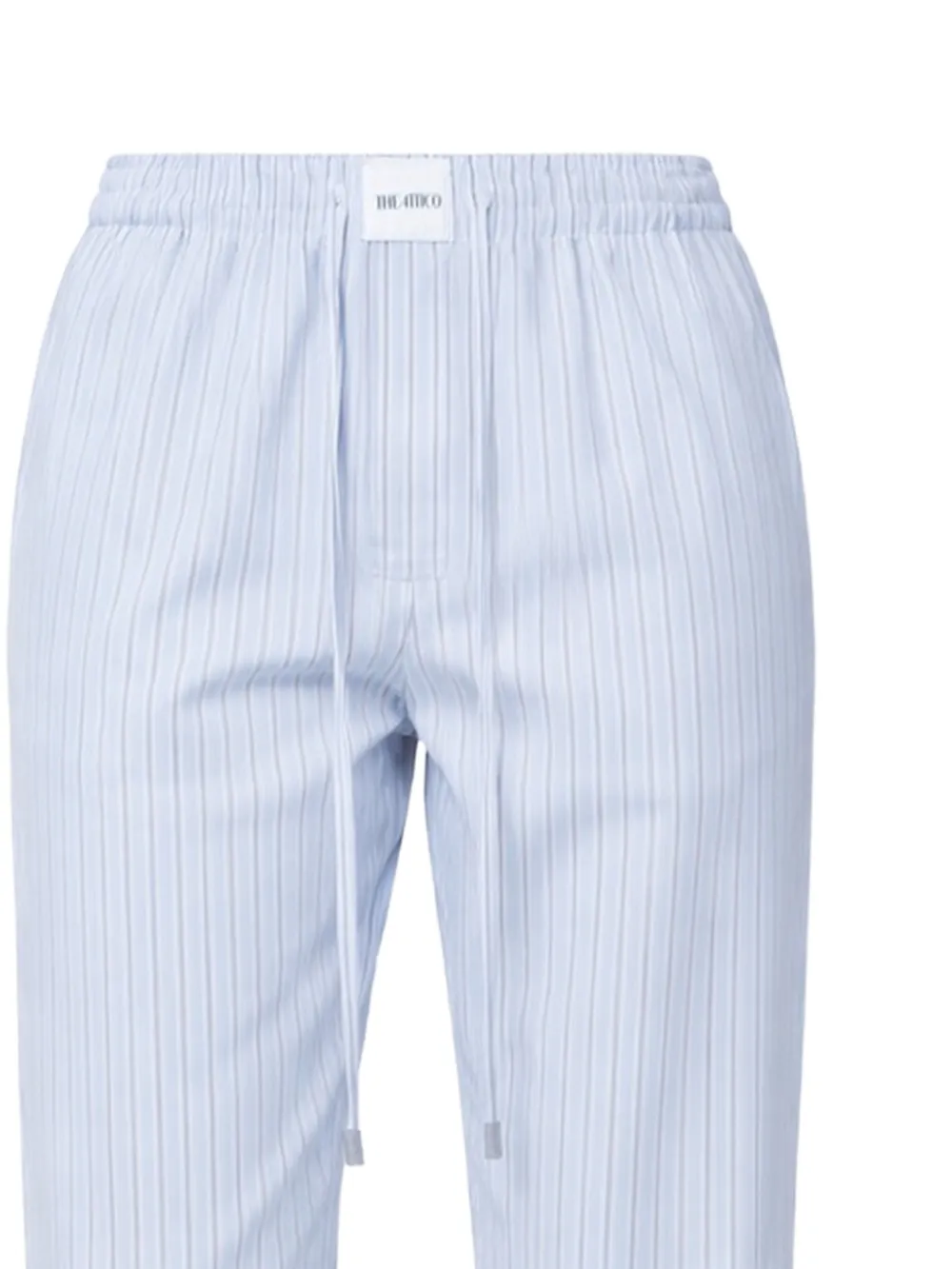 The Attico Gestreepte broek Blauw