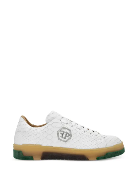 Philipp Plein sneakers med pyton-logo