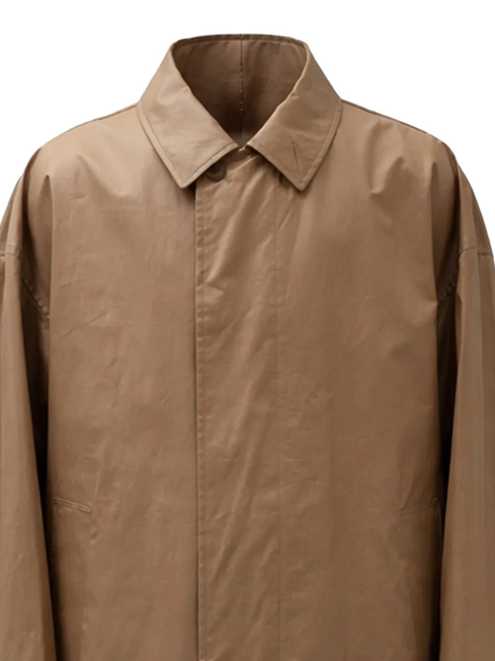  Lemaire Boxy Rain Coat - Brown 