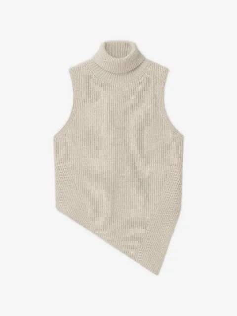 Nanushka Fennec knitted turtleneck vest