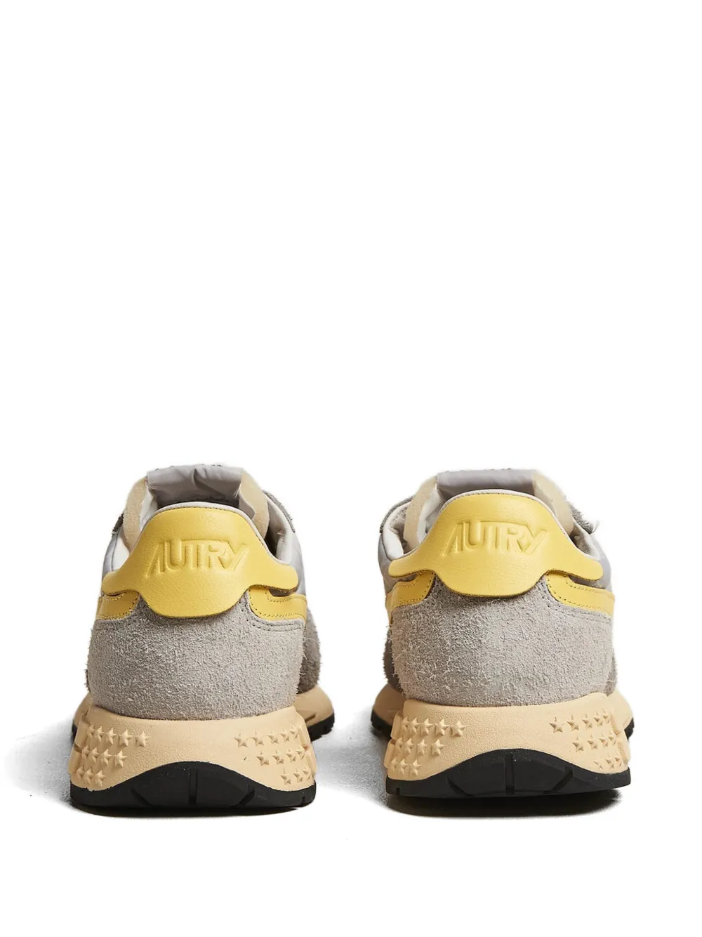 Autry Reelwind suède sneakers met vlakken Grijs