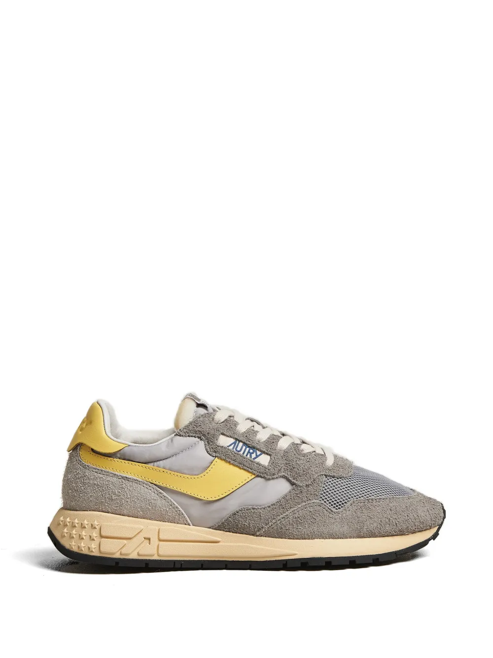 Autry Reelwind suède sneakers met vlakken Grijs