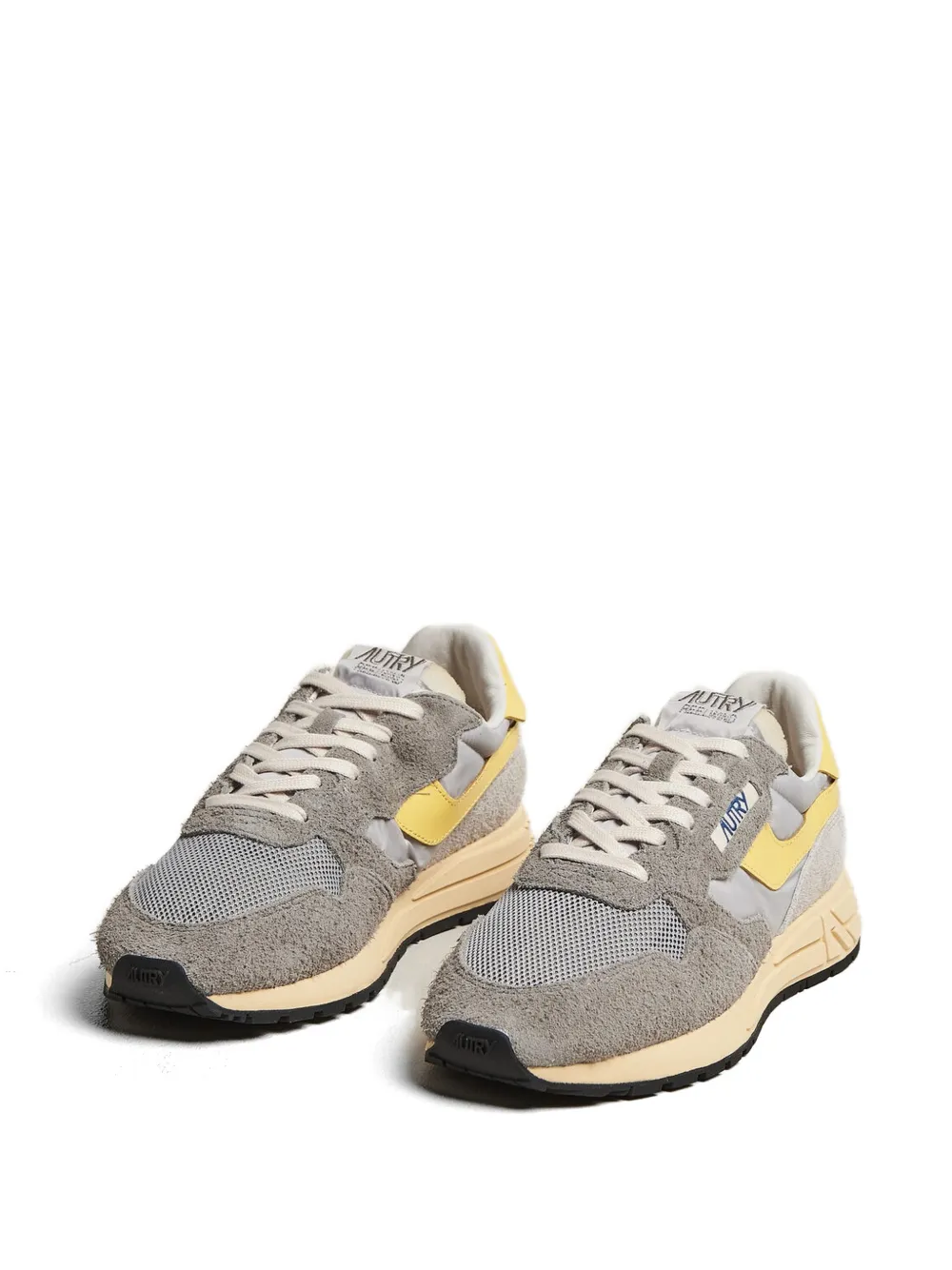 Autry Reelwind suède sneakers met vlakken Grijs