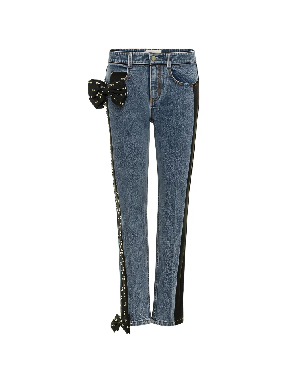 Hellessy Lya bow panel jeans - Blu