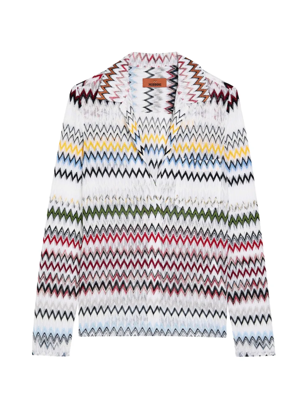 Missoni Zigzag Blouse In Multi