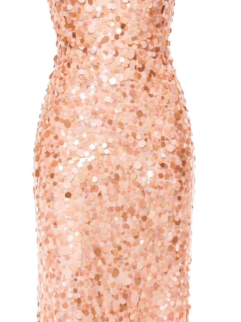 LoveShackFancy Emmalisa maxi-jurk met pailletten en V-hals Roze