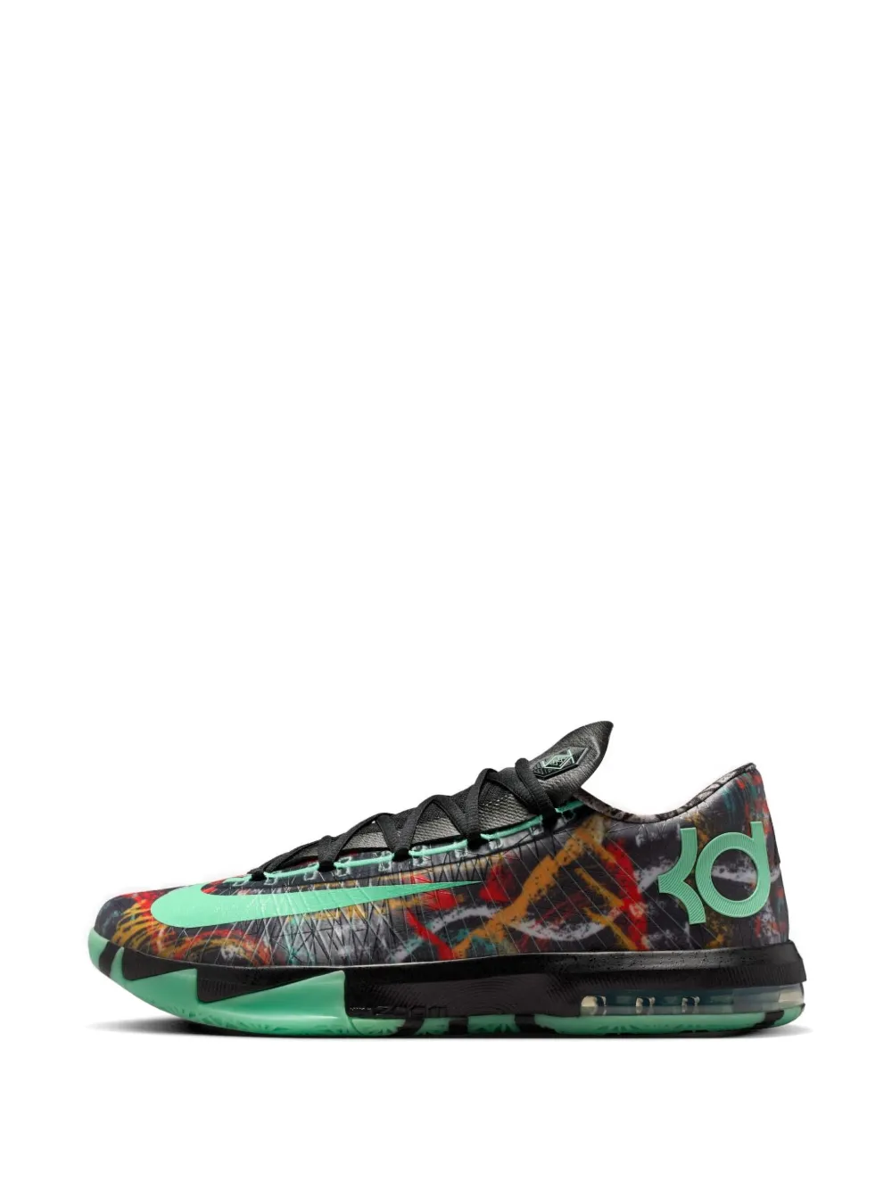 Nike Zoom KD 6 sneakers met grafische print Zwart