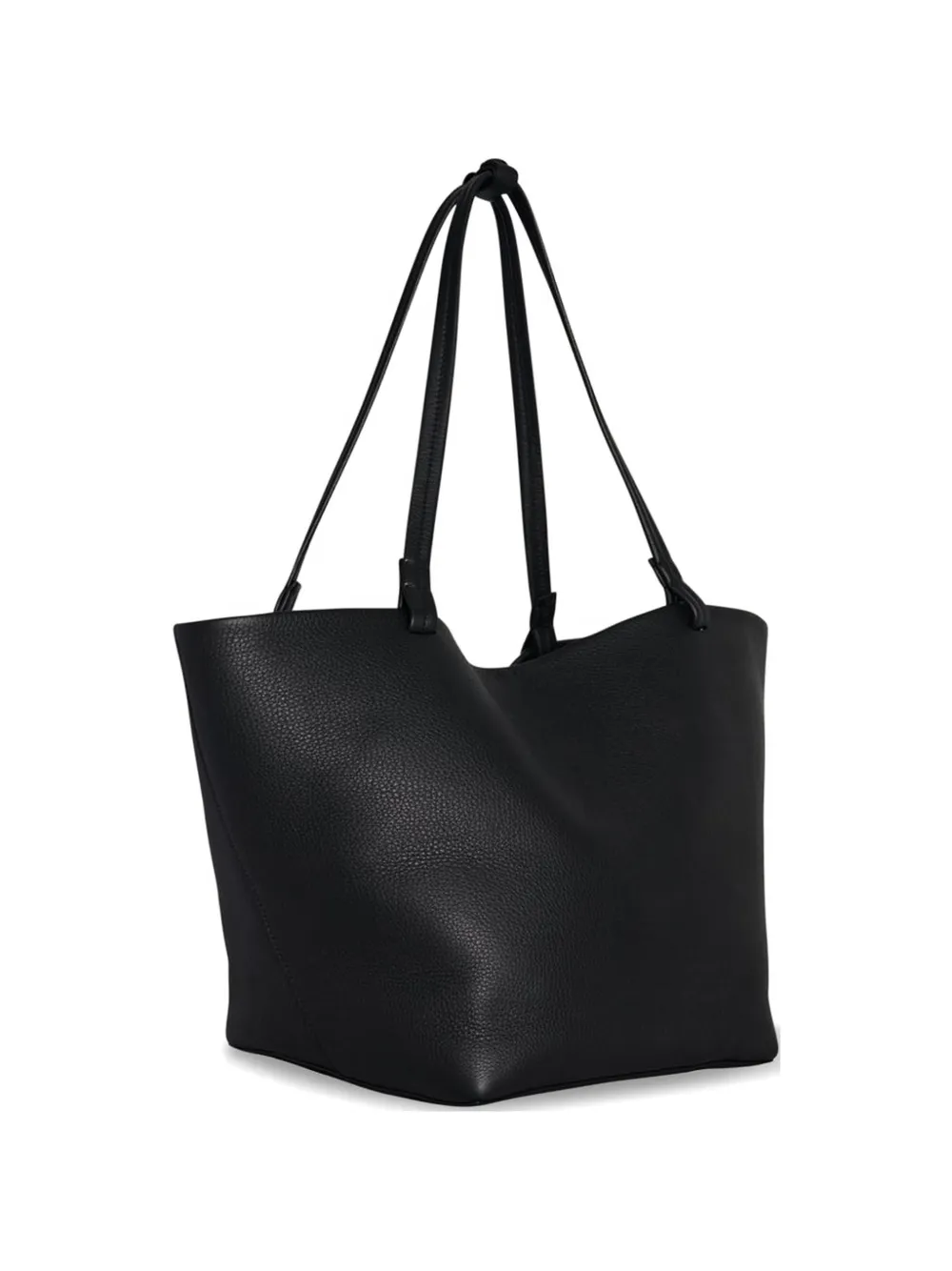 The Row Park textured tote bag - Nero