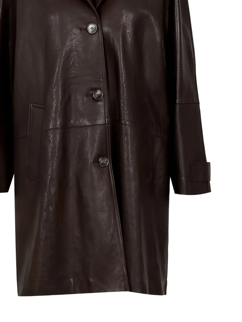  Weekend Max Mara Camino Buttoned Coat - Brown 