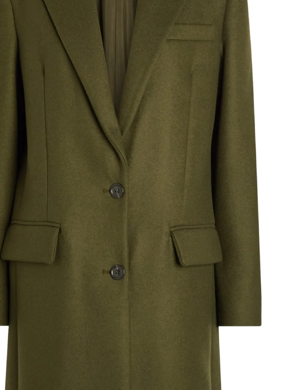 Another Tomorrow Tailored Coat - Green 