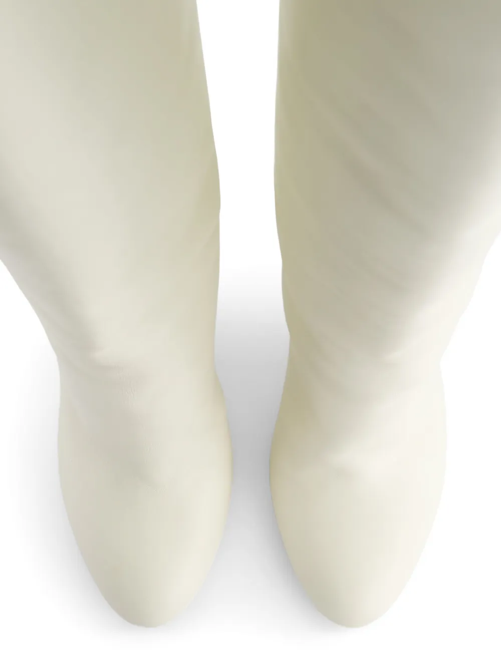 Giambattista Valli Laarzen met kus-detail en hoge hak Beige