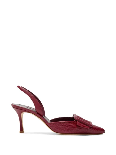 Manolo Blahnik Mayslibi buckle-detail heeled pumps