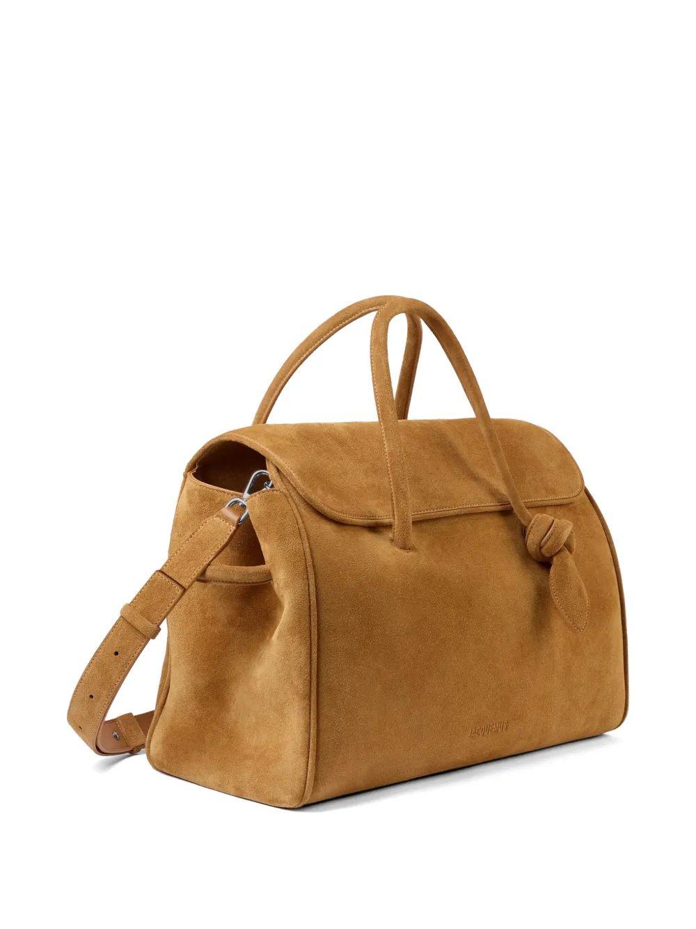 Jacquemus The Turismo shopper met geknoopt detail Beige