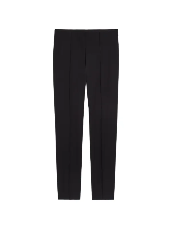 Another Tomorrow Panelled Trousers in Black