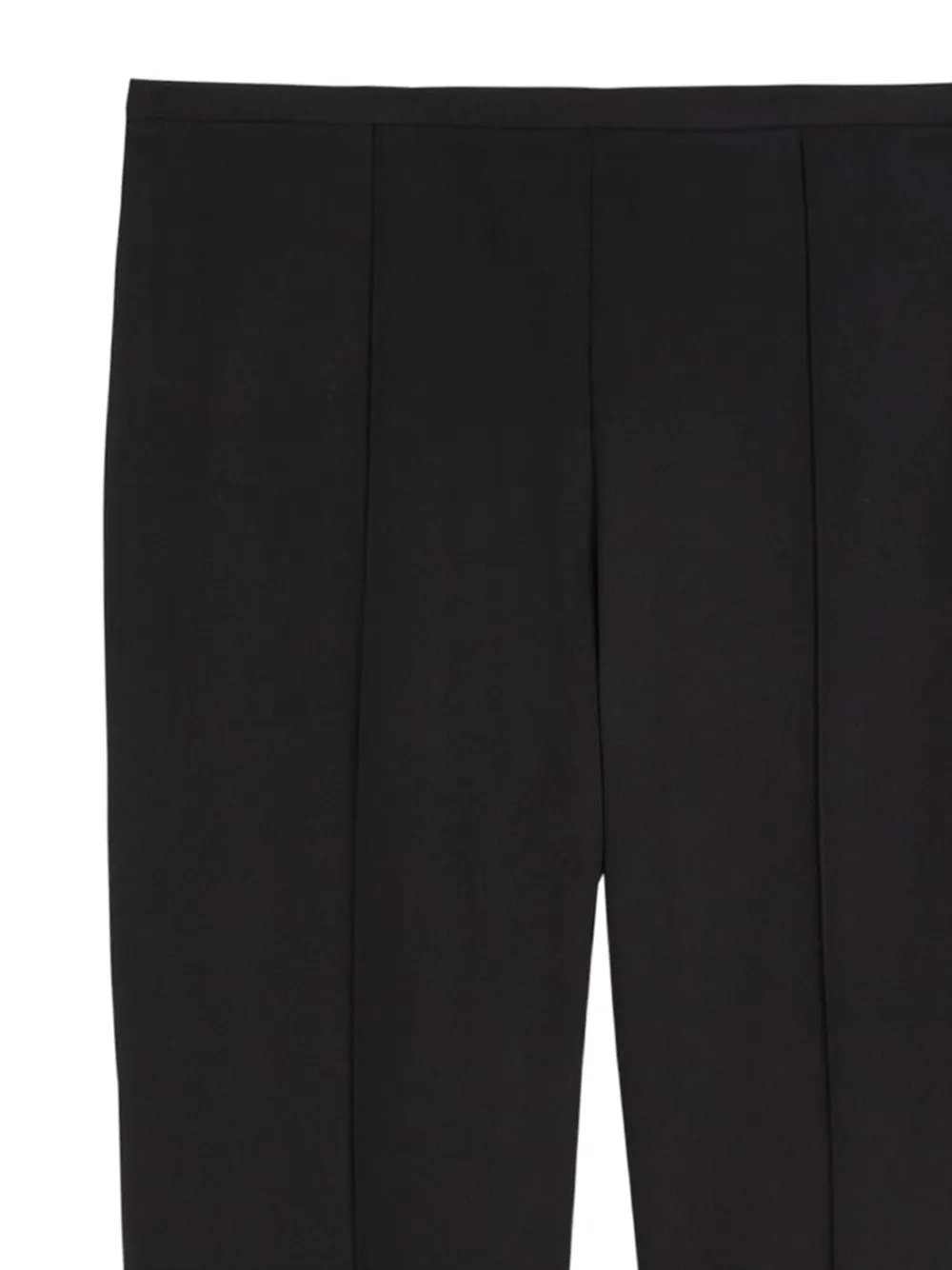  Another Tomorrow Panelled Trousers - Black 