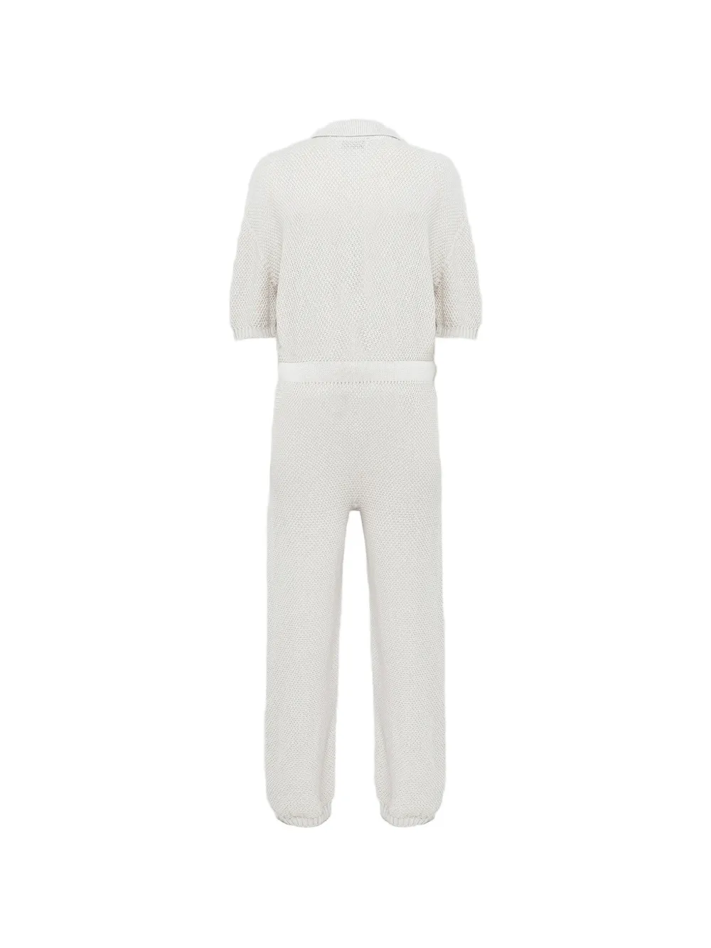  Laneus Fried Knitted-construction Jumpsuit - Neutrals 