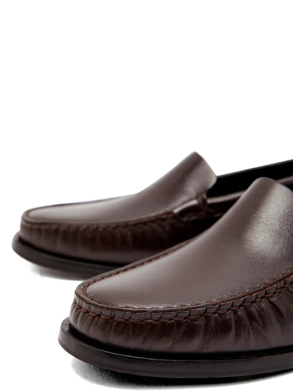 Aeyde Arthur stitched loafers Bruin