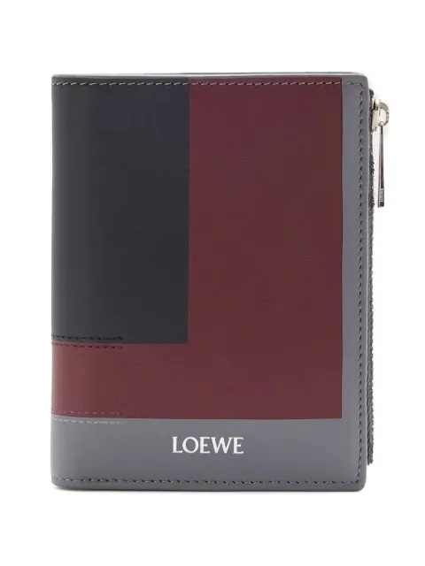 LOEWE colourblock zip wallet