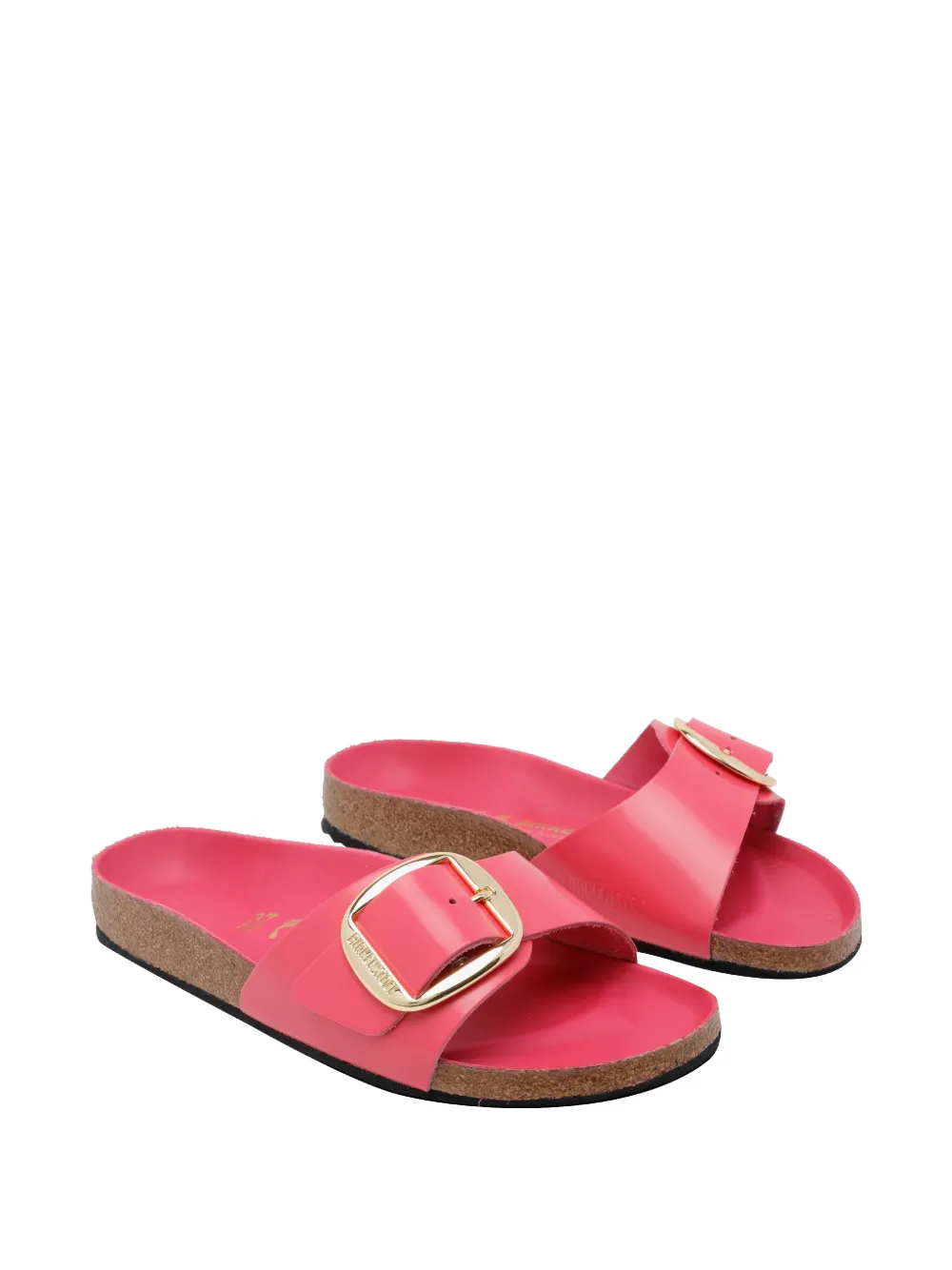 Birkenstock Madrid Big Buckle Hex sandalen Roze