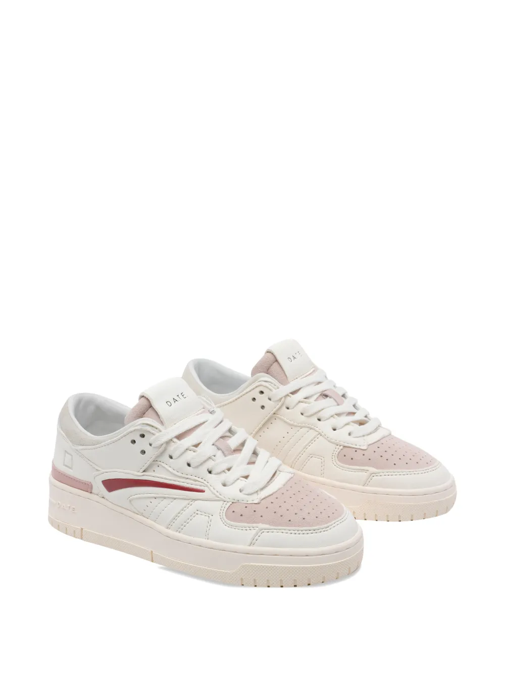 D.A.T.E. Torneo round-toe sneakers Wit