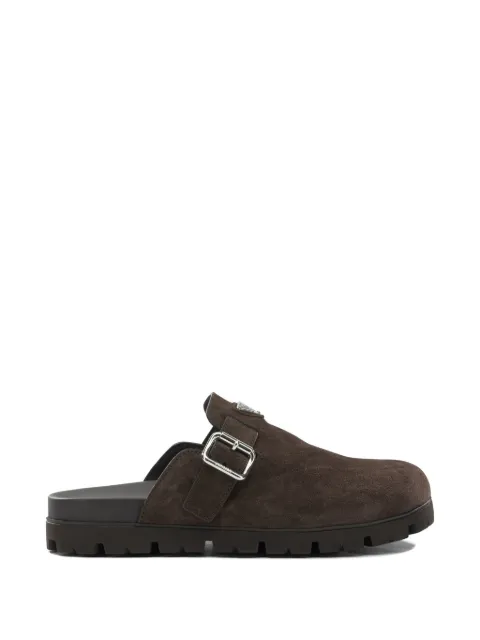 Prada buckle strap loafers