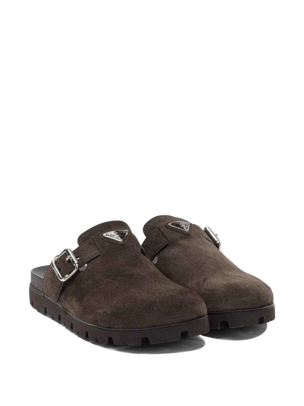 Prada Loafers met gesp Bruin