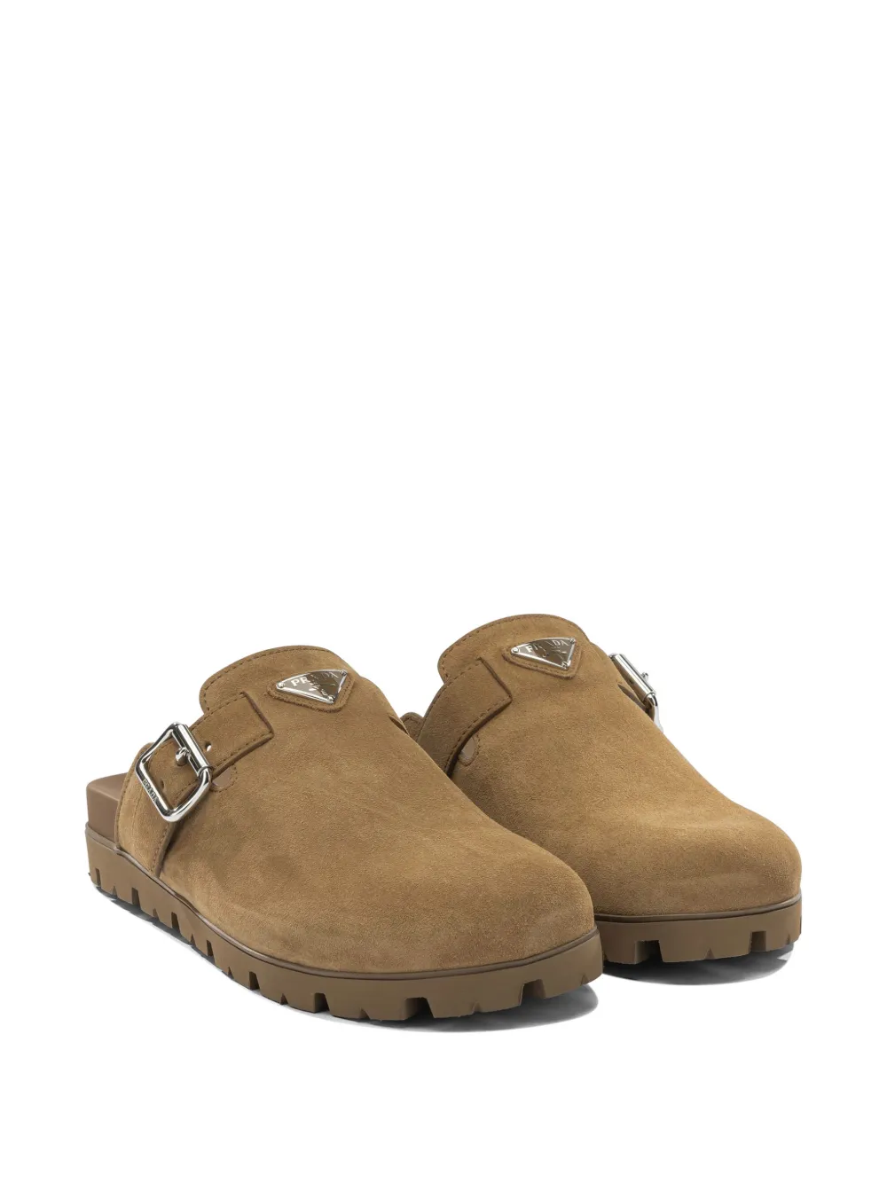 Prada Leren loafers Beige