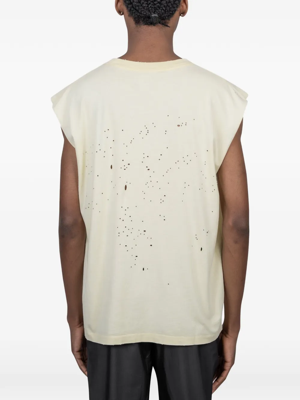  Satisfy Graphic-print Tank Top - Neutrals 