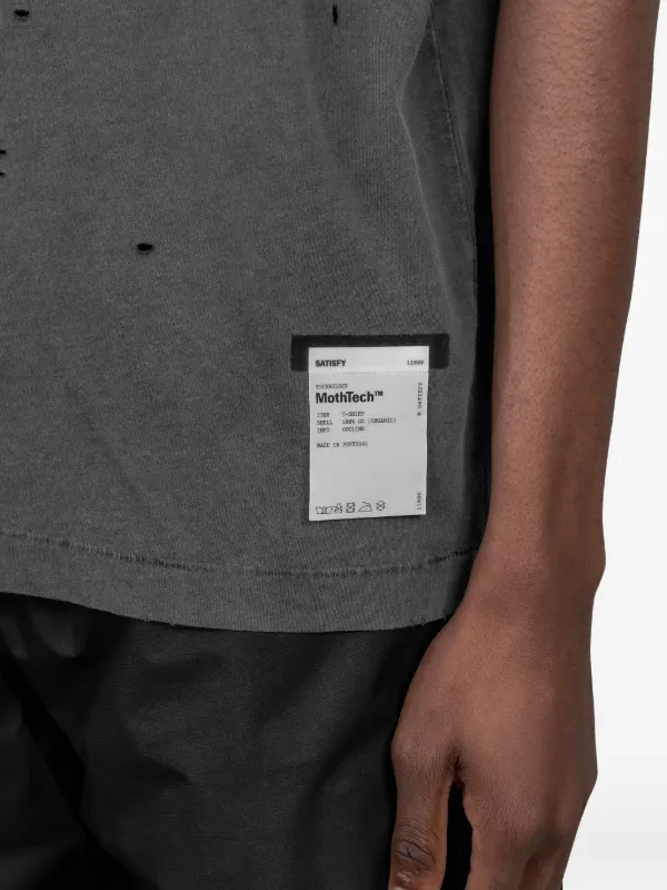 Satisfy ダメージ Tシャツ | グレー | FARFETCH JP